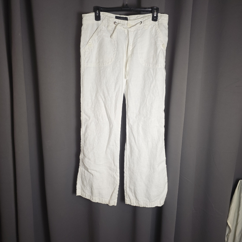 Sanctuary Clothing White Linen Drawstring Pants – Women’s Size 28